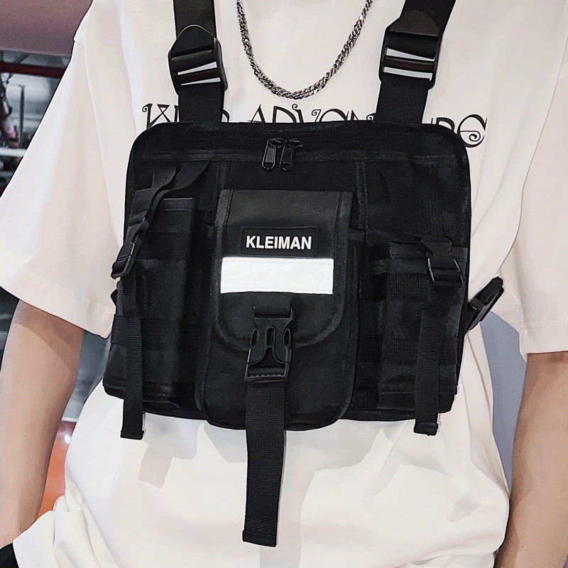 Casual Vest Waist Pack Tactical Chest Bag Backpack