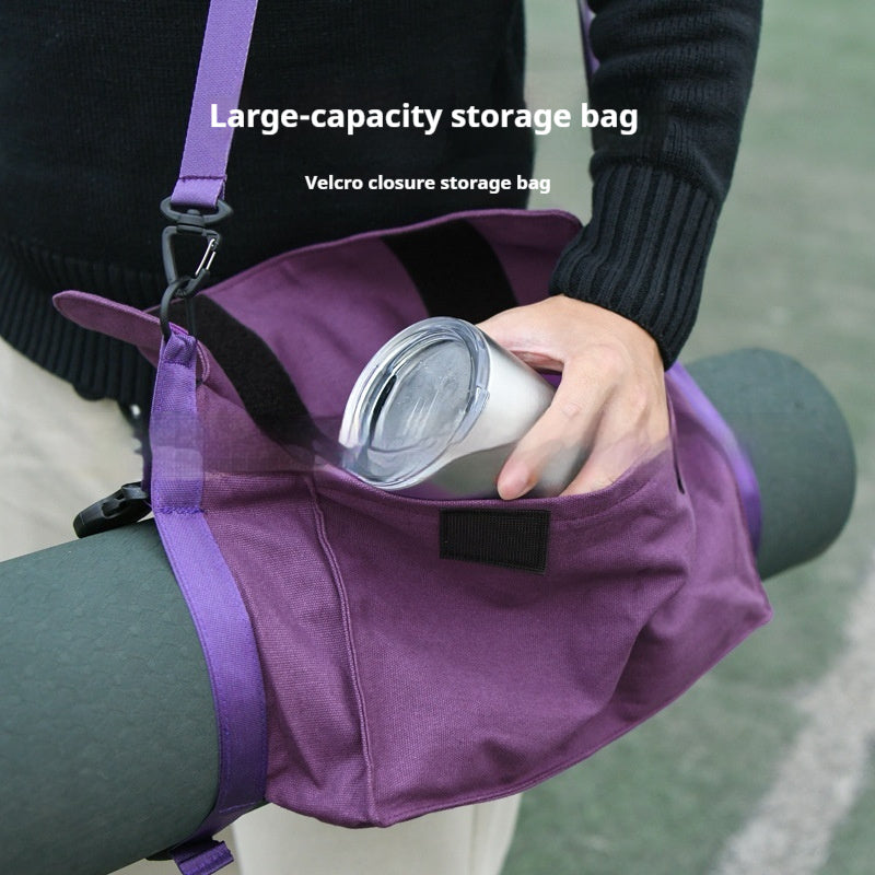 Cylindrical Yoga Mat Strap Crossbody Bag